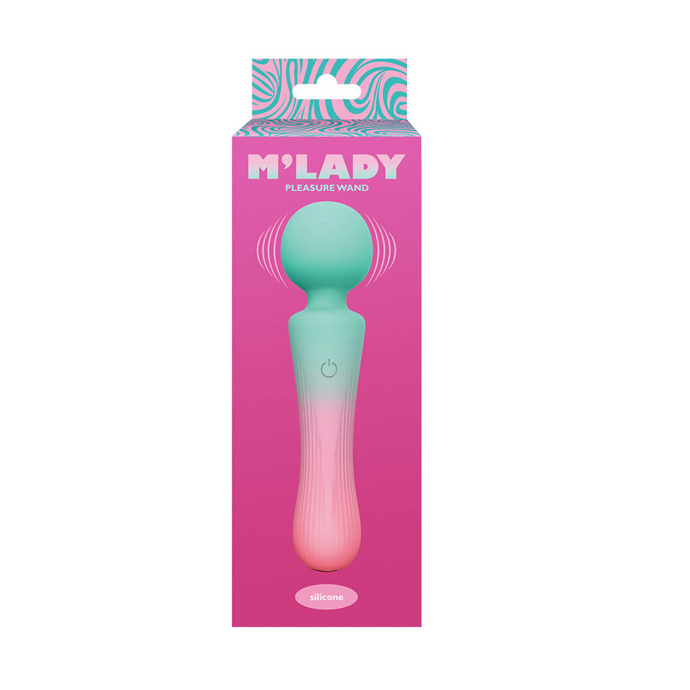 M''Lady Pleasure Wand Ombre Gradient – Multi-Color Vibrator
