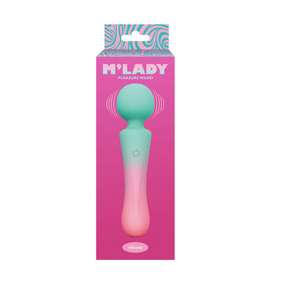 M''Lady Pleasure Wand Ombre Gradient – Multi-Color Vibrator