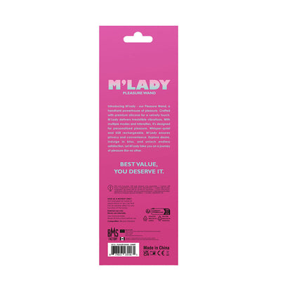 M''Lady Pleasure Wand Ombre Gradient – Multi-Color Vibrator