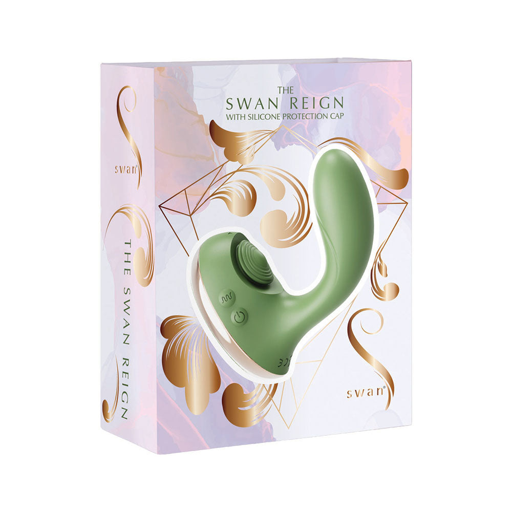 Swan Reign Dual Stimulator – Green