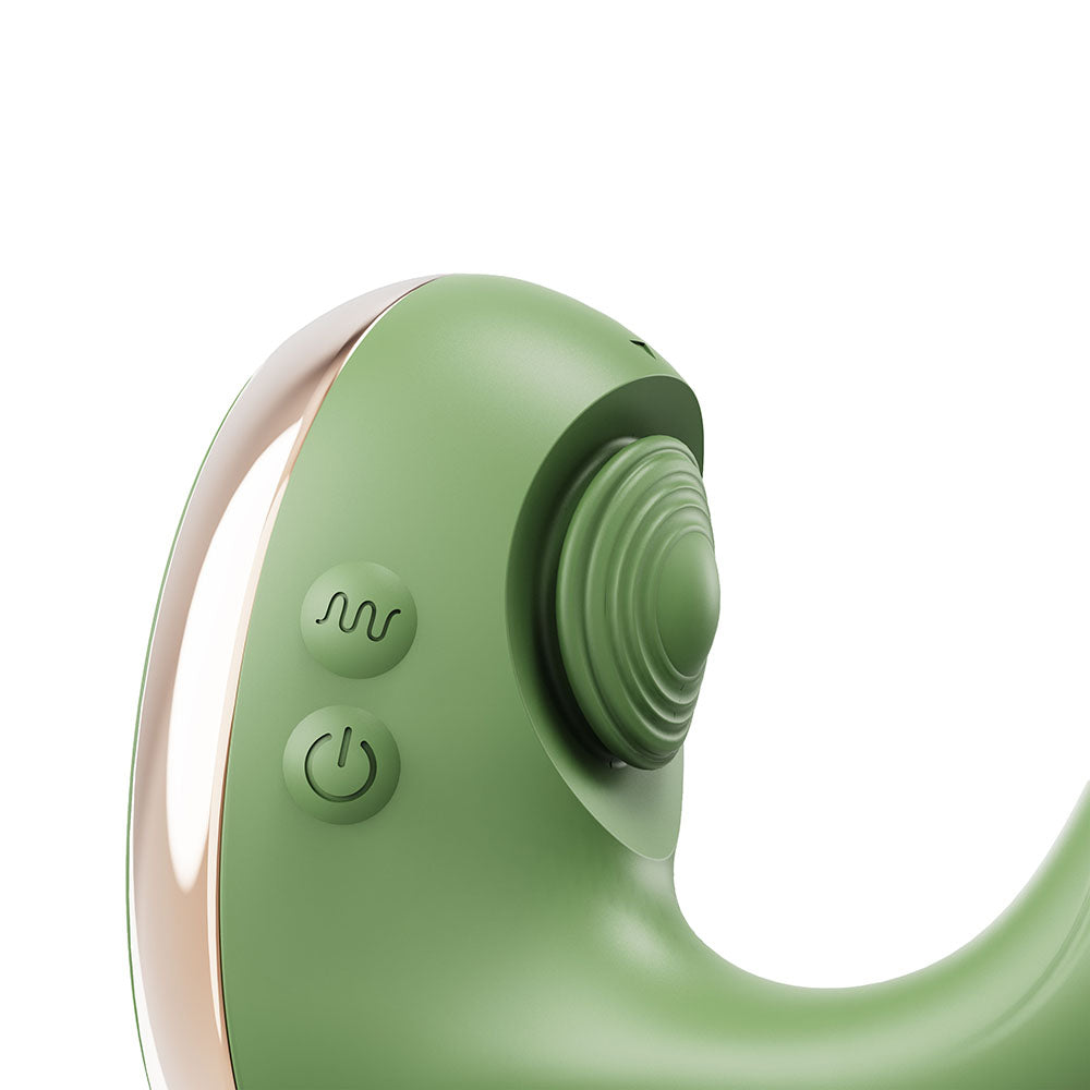 Swan Reign Dual Stimulator – Green