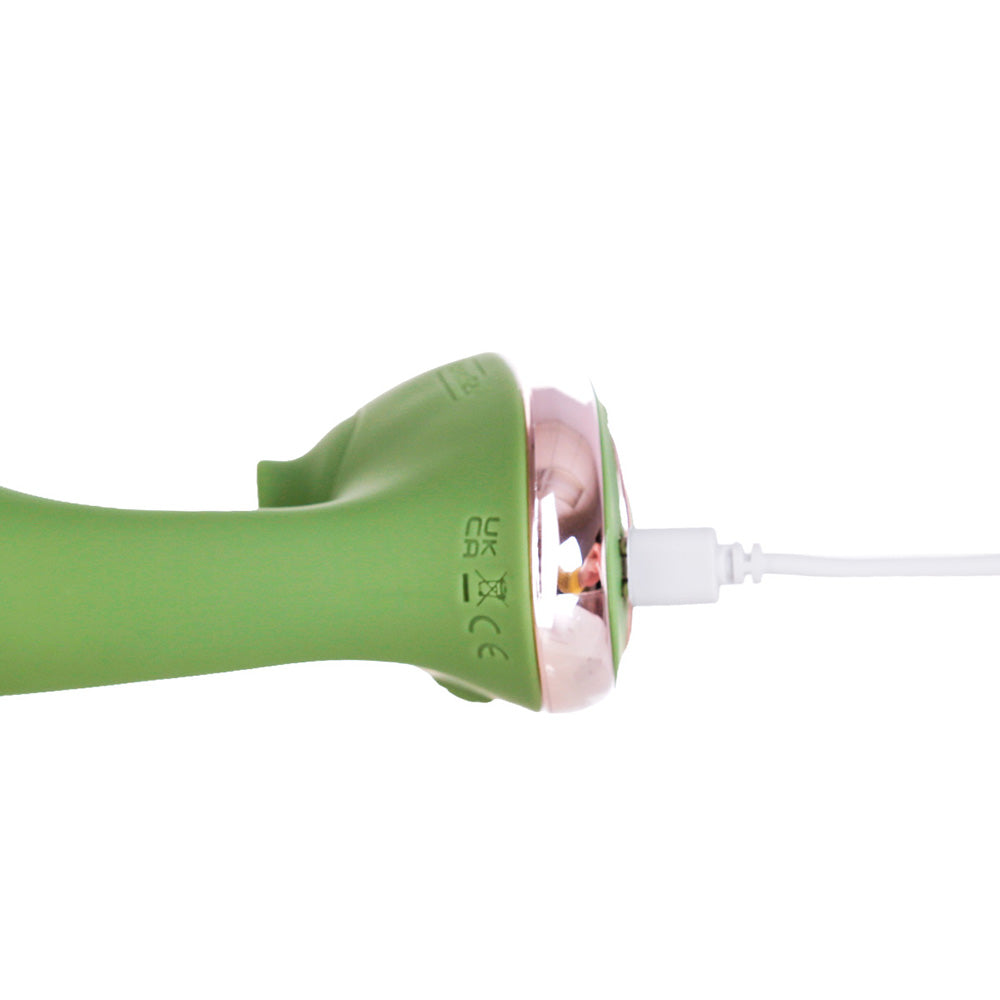 Swan Reign Dual Stimulator – Green