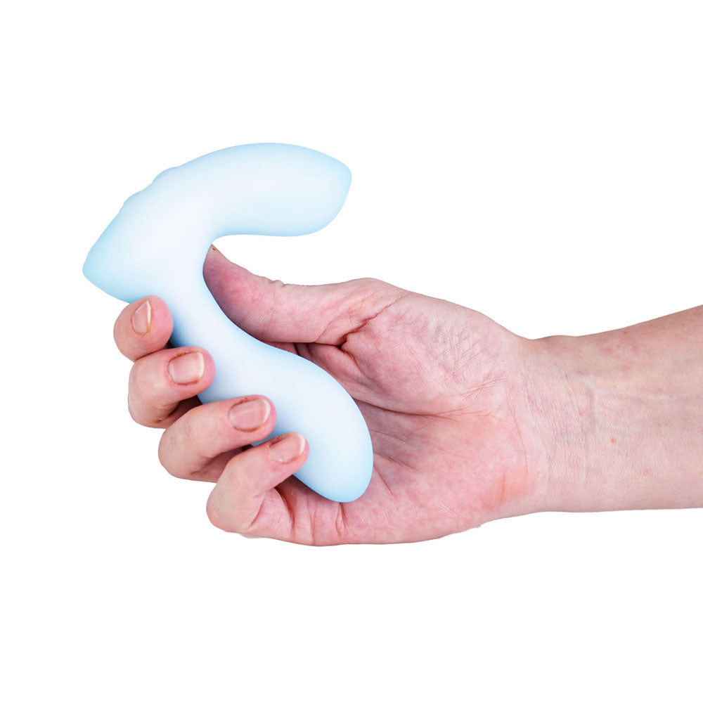 Softies Silicone Vibrator 5 in. – Blue