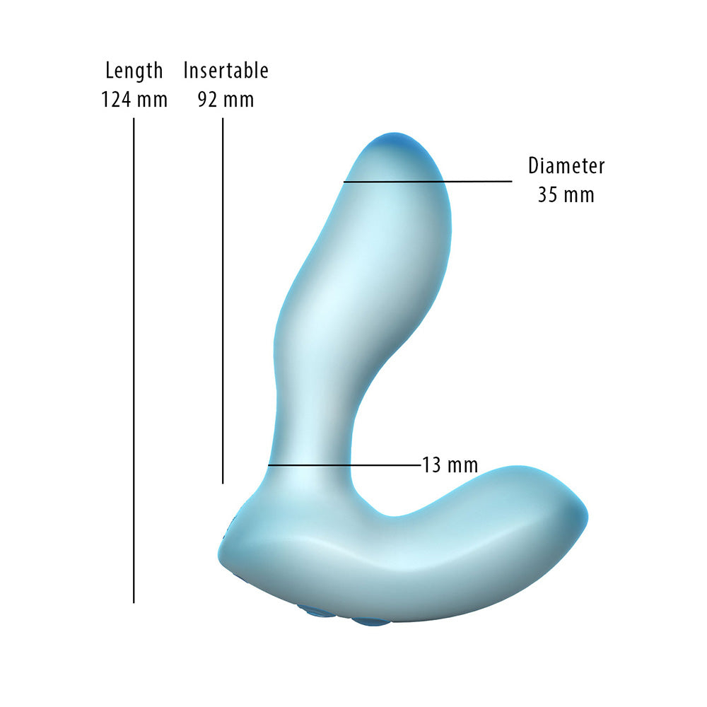 Softies Silicone Vibrator 5 in. – Blue
