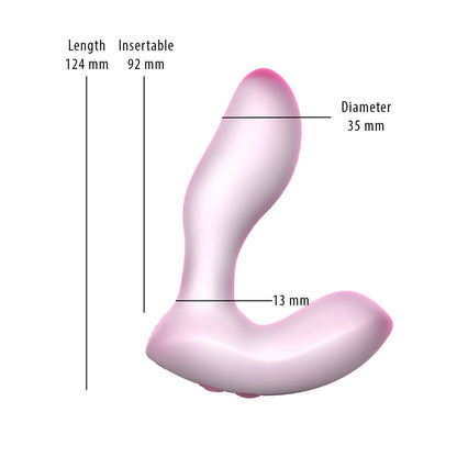 Softies Silicone Vibrator 5 in. – Light Pink