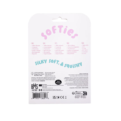 Softies Silicone Vibrator 5 in. – Light Pink