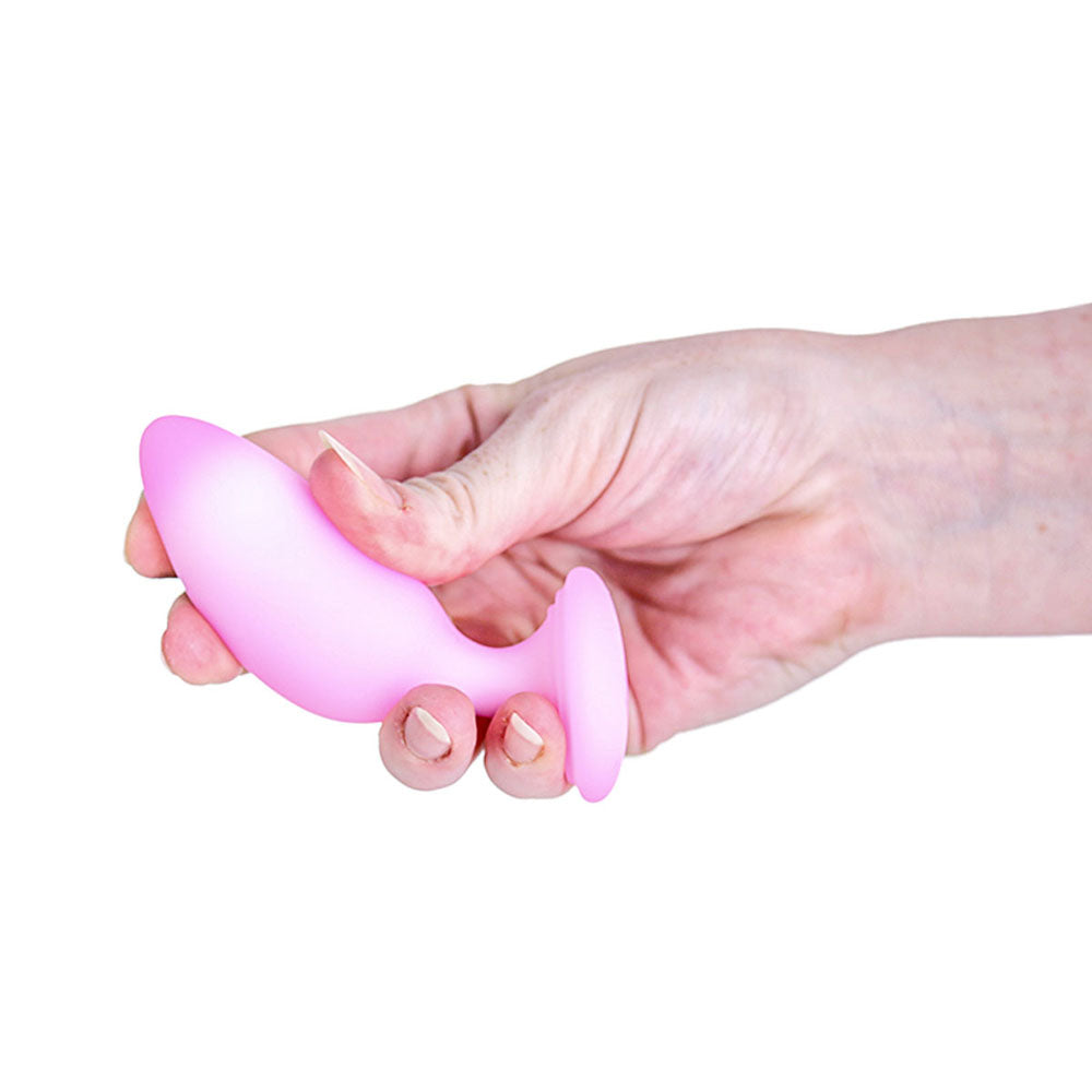 Softies Dual Layer Butt Plug 4 in. – Light Pink