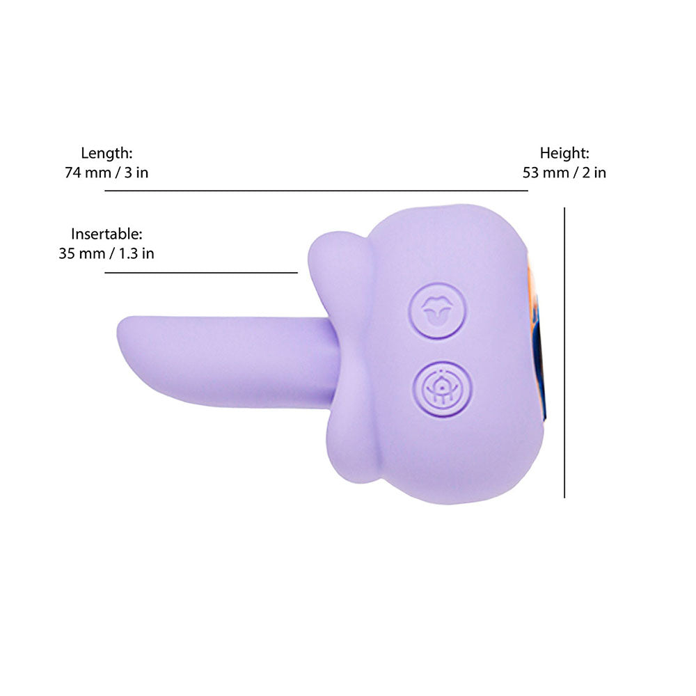 BMS M''Lady Rotating Tongue Vibrator – Light Purple