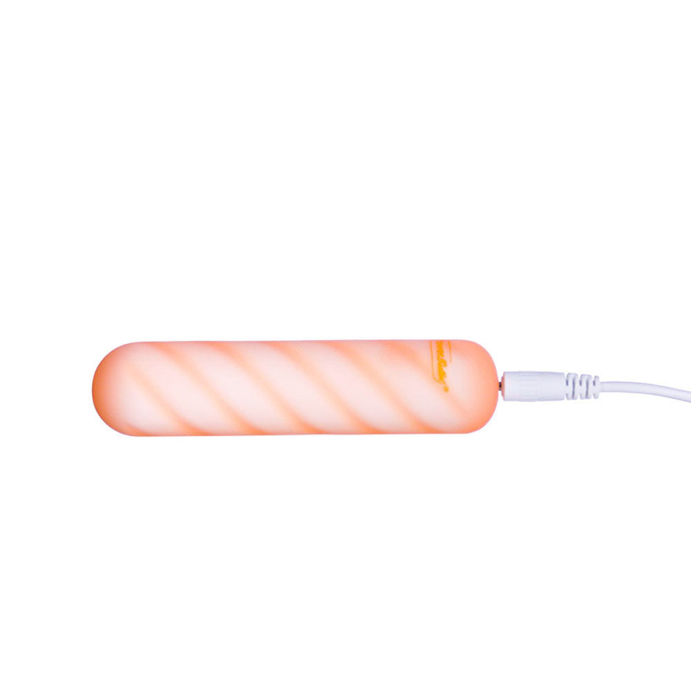 Softies Dual Layer Bullet 4 in. Vibrating Toy – Orange