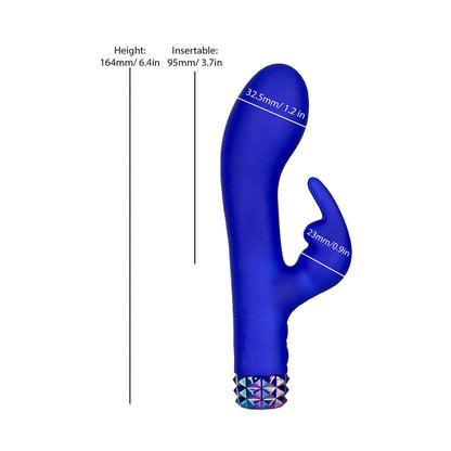 BMS M''Lady Bunny Vibrator - 6 in. - Blue