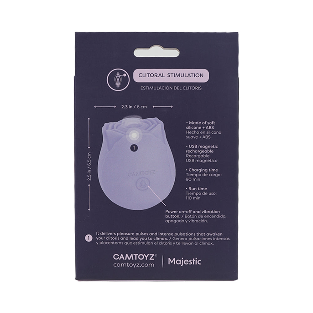 Camtoyz Tap Rose Pulsation Stimulator – Pink