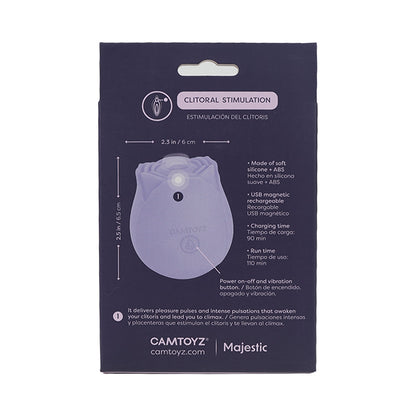 Camtoyz Tap Rose Pulsation Stimulator – Pink