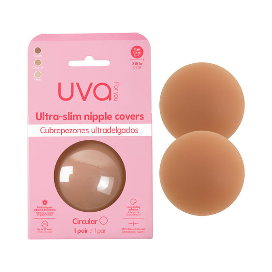 UVA Circular Nipple Covers - Cocoa Color