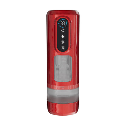 PUMPED Sensurge Automatic Rechargeable Heating Suction Masturbator - Red
