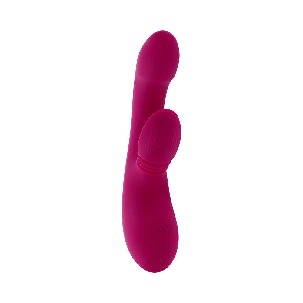 Evolved Gentle Persuasion Circular Clitoral Massager - Burgundy