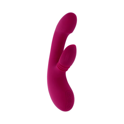 Evolved Gentle Persuasion Circular Clitoral Massager - Burgundy