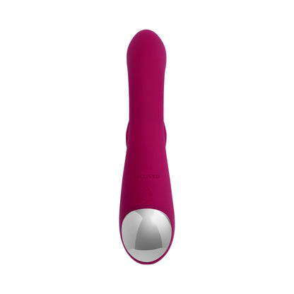 Evolved Gentle Persuasion Circular Clitoral Massager - Burgundy