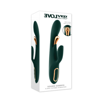 Evolved Golden Goddess G-Spot Flicker – Green