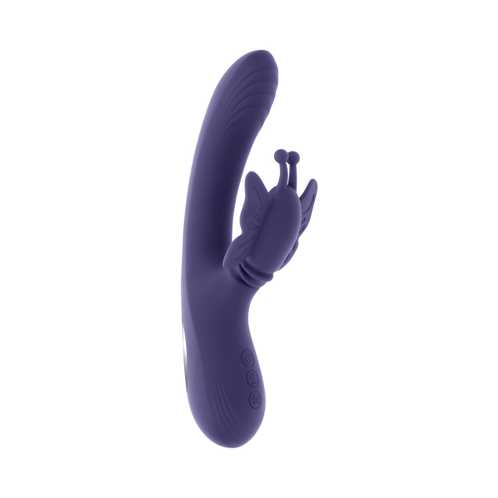 Evolved Wings Of Frenzy Thrusting Butterfly Dual Stimulator – Purple