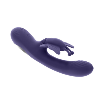 Evolved Wings Of Frenzy Thrusting Butterfly Dual Stimulator – Purple