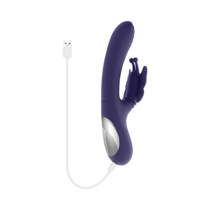Evolved Wings Of Frenzy Thrusting Butterfly Dual Stimulator – Purple