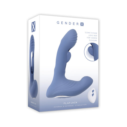 Gender X Flapjack Flapper Dual Stimulator – Blue