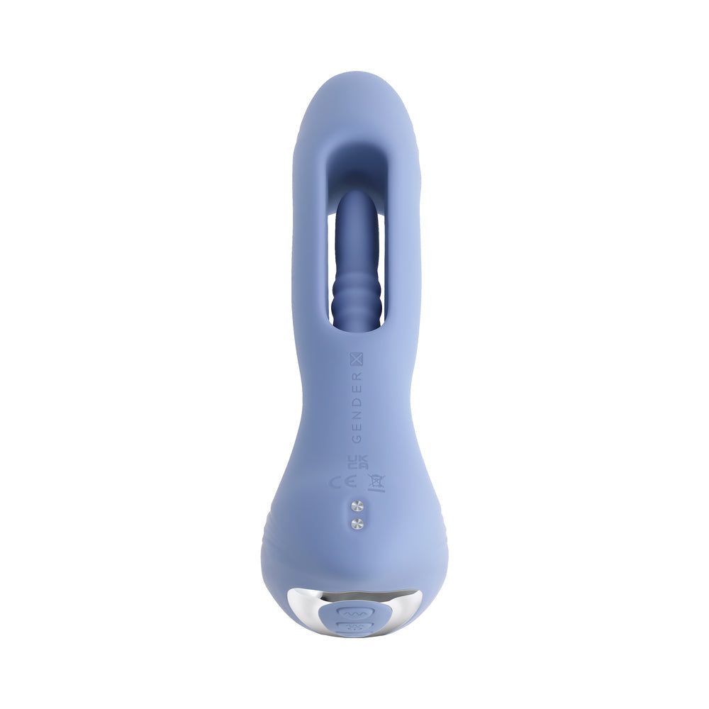 Gender X Flapjack Flapper Dual Stimulator – Blue