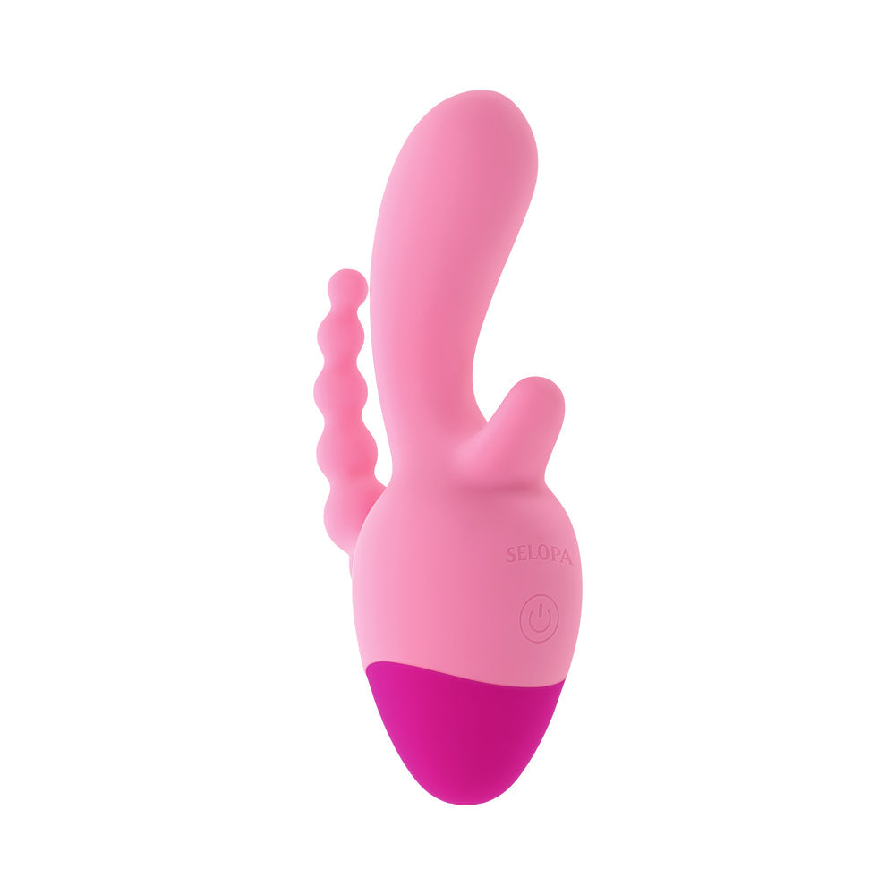 Selopa Game On 3-Point Vibrator – Light Pink