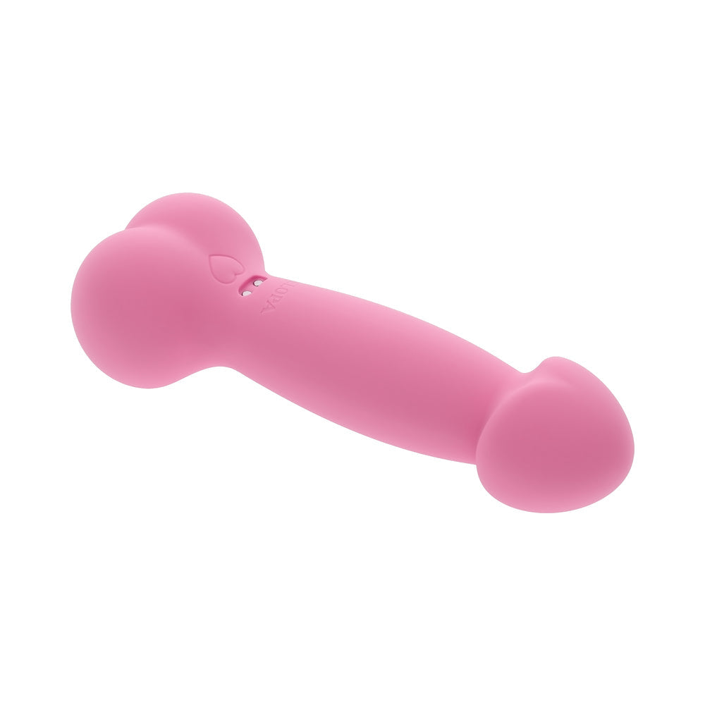 Selopa A Bit Nutty Floppy Phallic Mini Vibrator – Light Pink