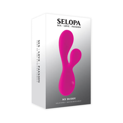 Selopa My Buddy Floppy Mini Dual Vibrator – Light Pink