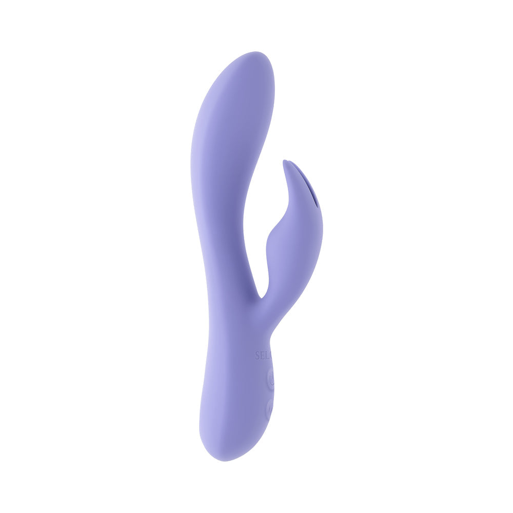 Selopa Purple Craze Dual Vibe with Ear-Shaped Stimulator - Purple