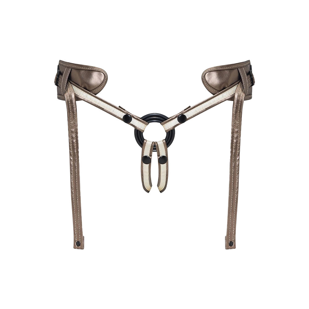 Lovely Planet Strap-On-Me Leatherette Harness Desirous