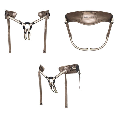 Lovely Planet Strap-On-Me Leatherette Harness Desirous