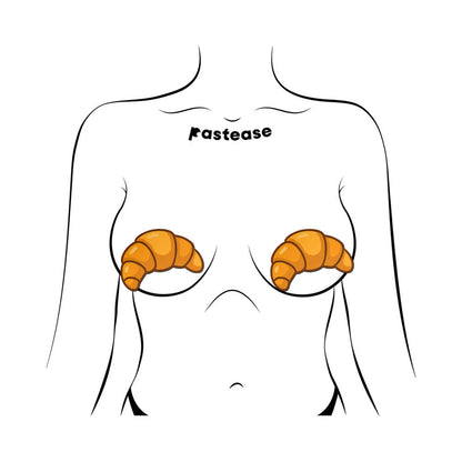 Pastease Warm Buttery Croissant Breast Pasties – Playful Food-Inspired Design