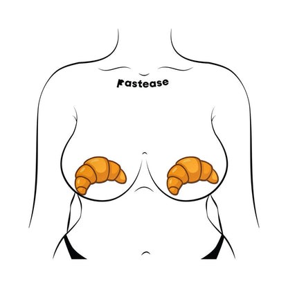 Pastease Warm Buttery Croissant Breast Pasties – Playful Food-Inspired Design