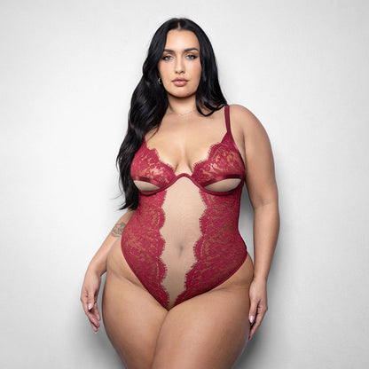 Fantasy Lingerie Elusive Anya Teddy with Underwire Cups – 3XL/4XL
