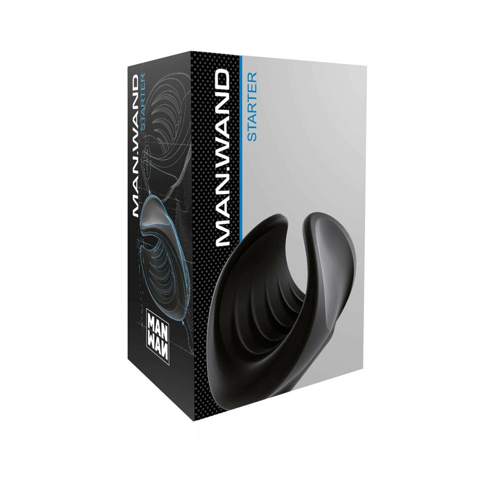 Lovely Planet Man.Wand Starter Rechargeable Masturbator – Black