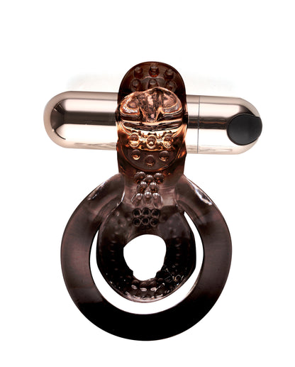 Maia Novelties Jayden Vibrating Erection Enhancer Ring - Rose Gold