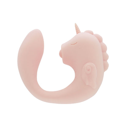 Unihorn C Horse - Coral Throb - Rechargeable Unicorn Vibe - Orange