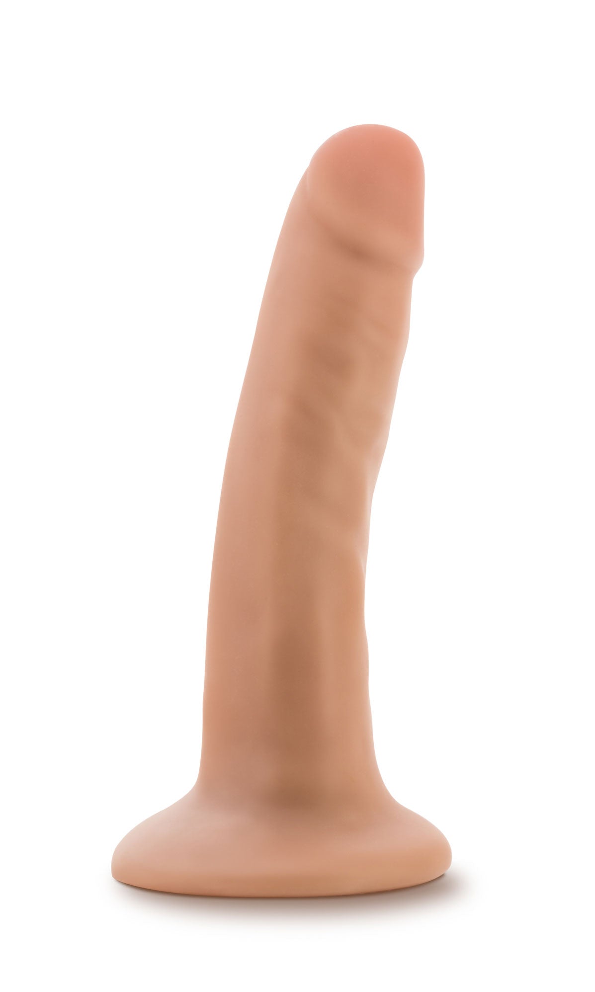 Dr. Skin Plus 5 Inch Posable Dildo - Vanilla - Realistic Design with Suction Cup Base