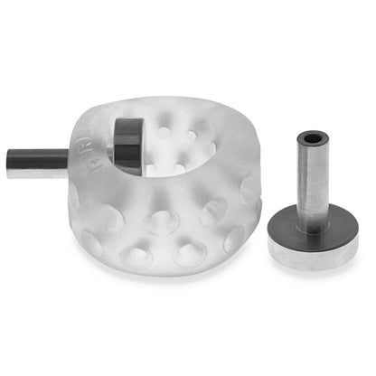 Oxballs AirBalls Electro Ballstretcher with Two 4mm Electro Contacts - Clear Ice