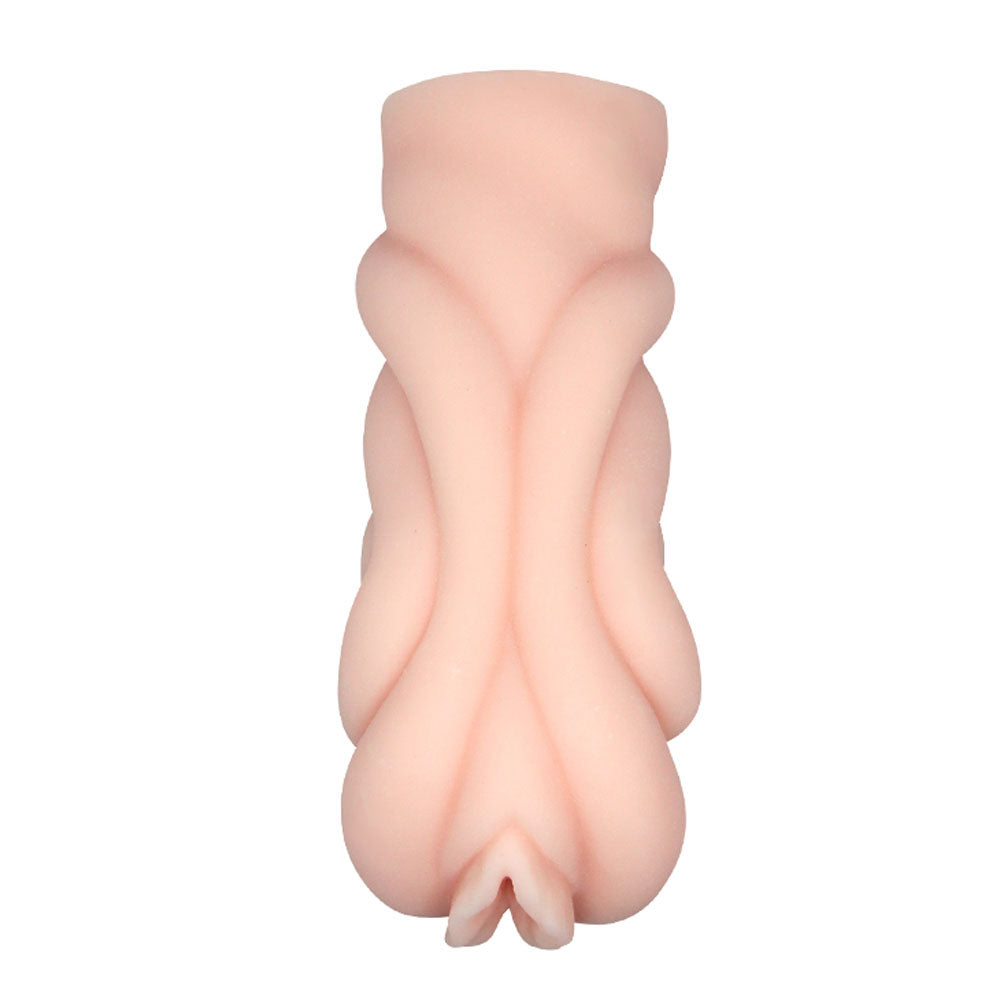 Pretty Love Crazy Bull Realistic Anime 3D Vagina Masturbator - Beige