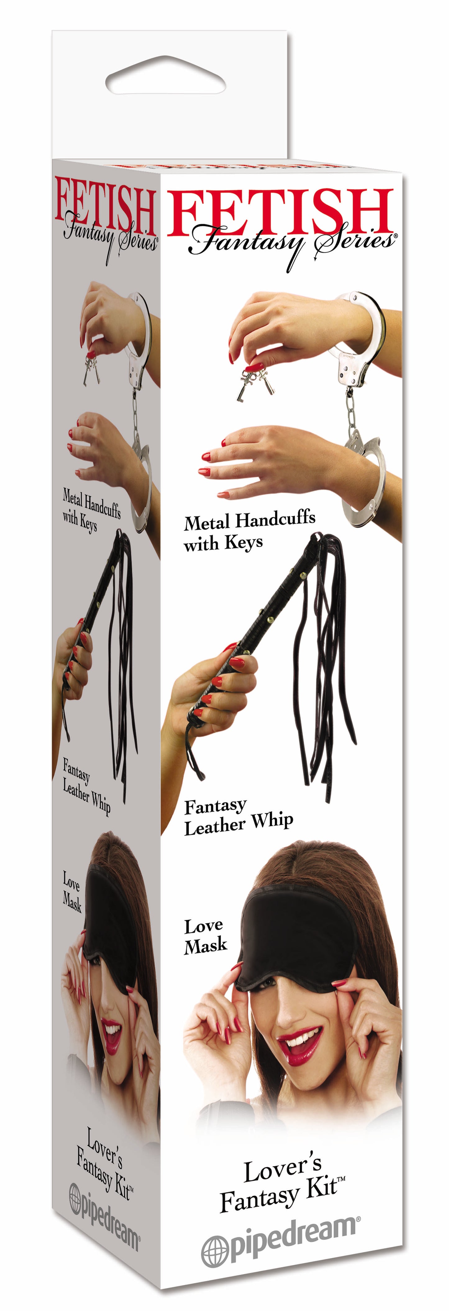 Pipedream Lover's Fantasy Kit - BDSM and Role-Play Accessories - Black