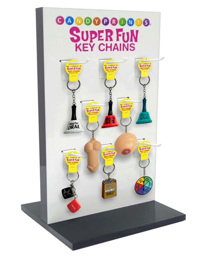 Little Genie Retail Display Spinner – Adult Game Keychains and Coupons