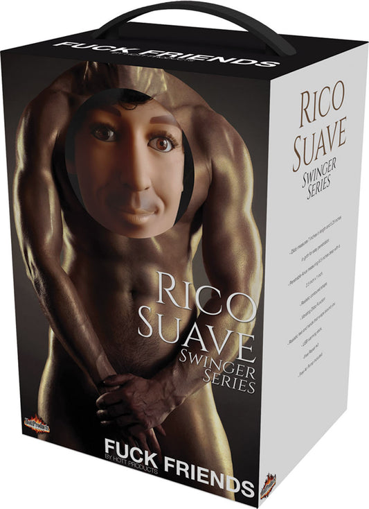 Hott Products Rico Suave Inflatable Love Doll with Realistic Features – Beige