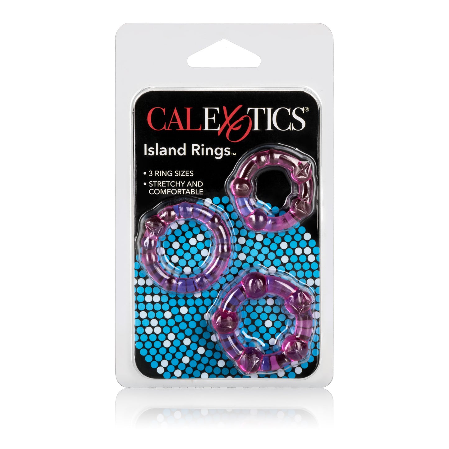CalExotics Island Rings - Pink Beaded Rings Set with Waterproof Feature