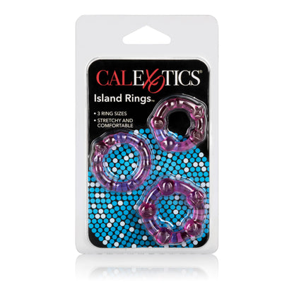 CalExotics Island Rings - Pink Beaded Rings Set with Waterproof Feature