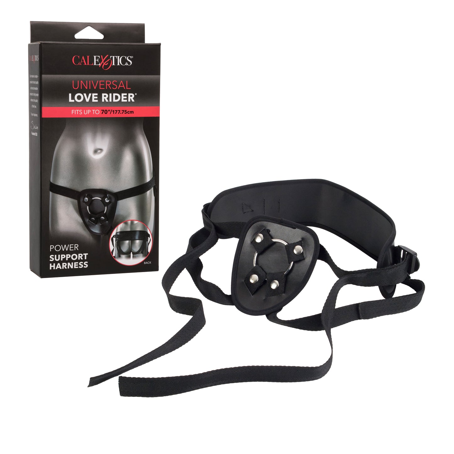 CalExotics Universal Love Rider Power Support Harness – Black