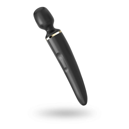 Satisfyer Wand-er Woman Massager – Multi-Function, Waterproof, Black