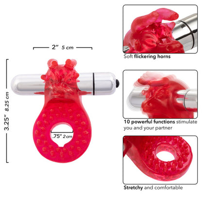 CalExotics Couple's Raging Bull Enhancer – Red